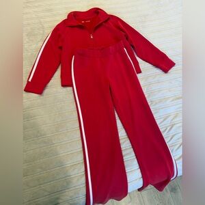 ZARA.Red girls Tracksuit Set